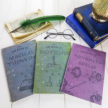 Load image into Gallery viewer, Advanced Spells Wizard Magic Notebook Purple A5 Lined Book