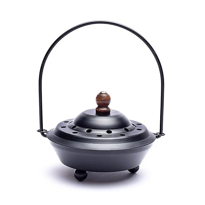 Iron Incense Burner with Swing Handle