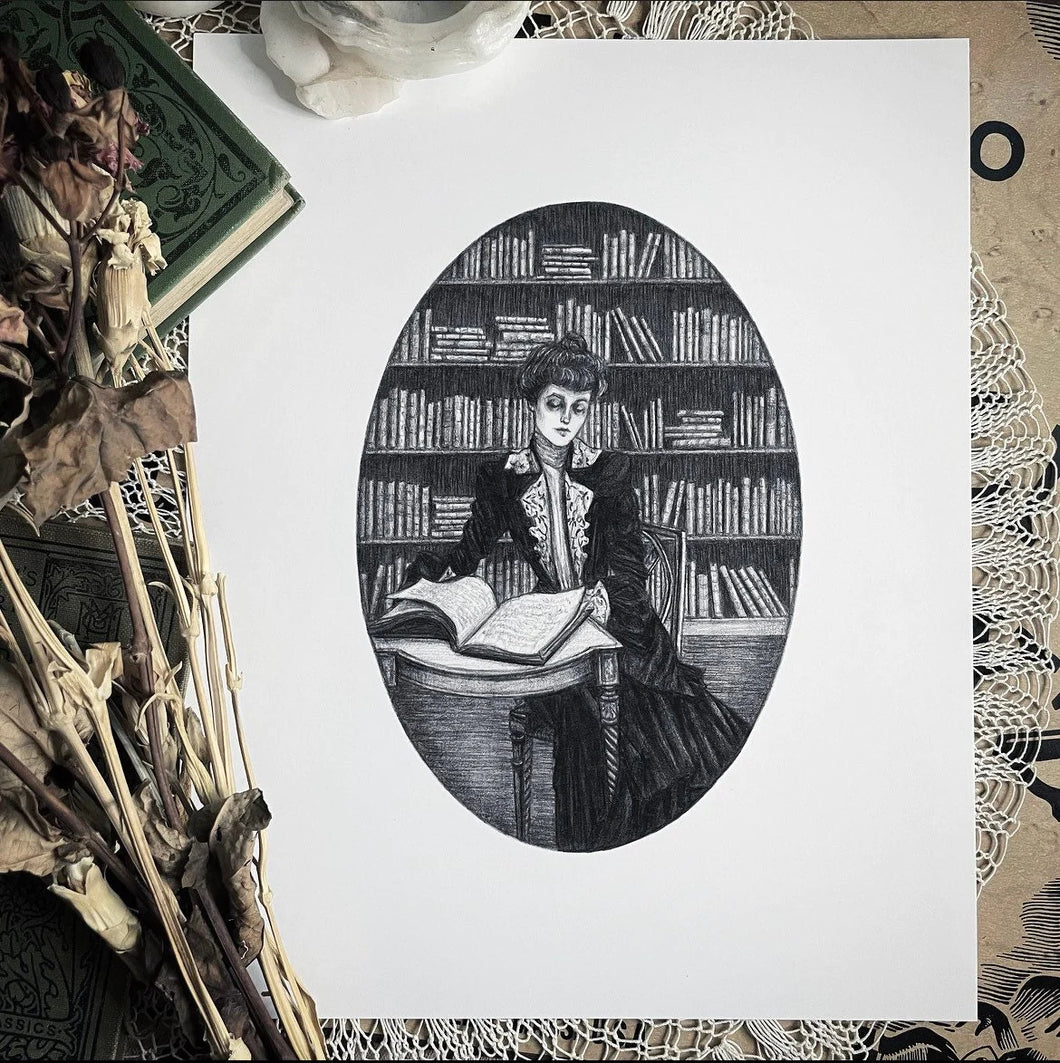 The Midnight Library Fine Arts by Caitlin McCarthy