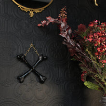 Load image into Gallery viewer, Crossbones Gothic Wall Decor