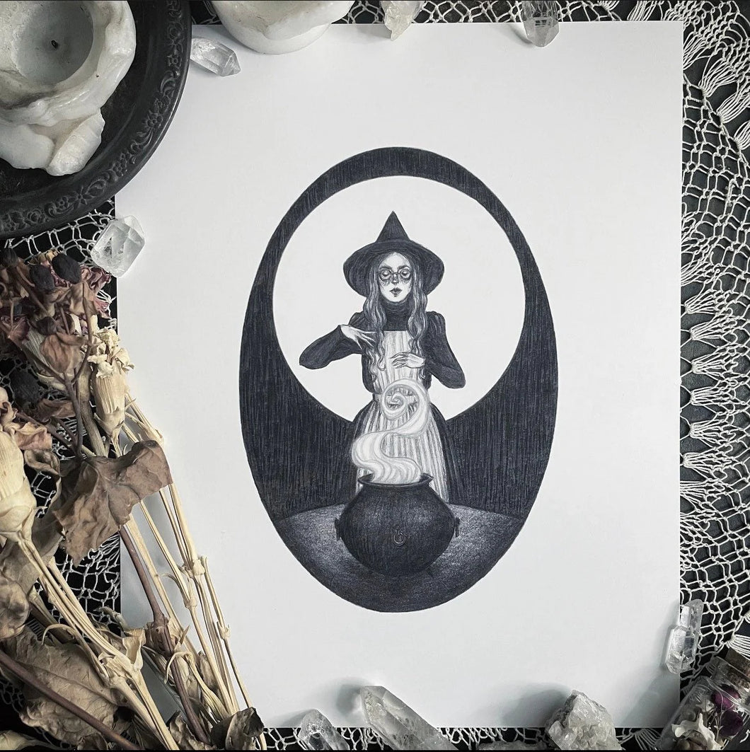 Kitchen Witchery Art Print by Caitlin McCarthy