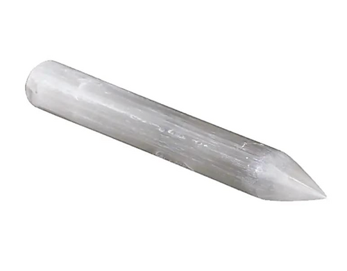 Selenite Pointed Wand
