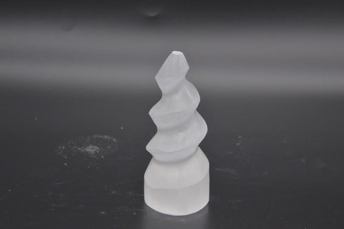 Selenite Unicorn Tower Small