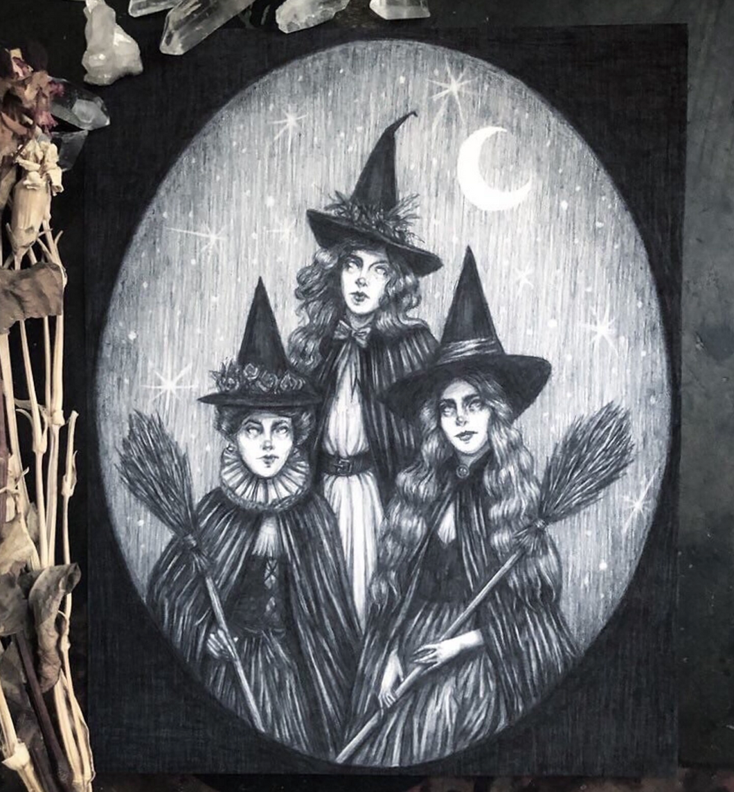 Toil and Trouble Art Print by Caitlin McCarthy