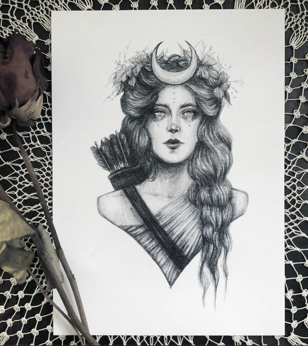 Artemis Art Print by Caitlin McCarthy