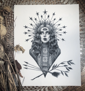 The Oracle Art Print by Caitlin McCarthy
